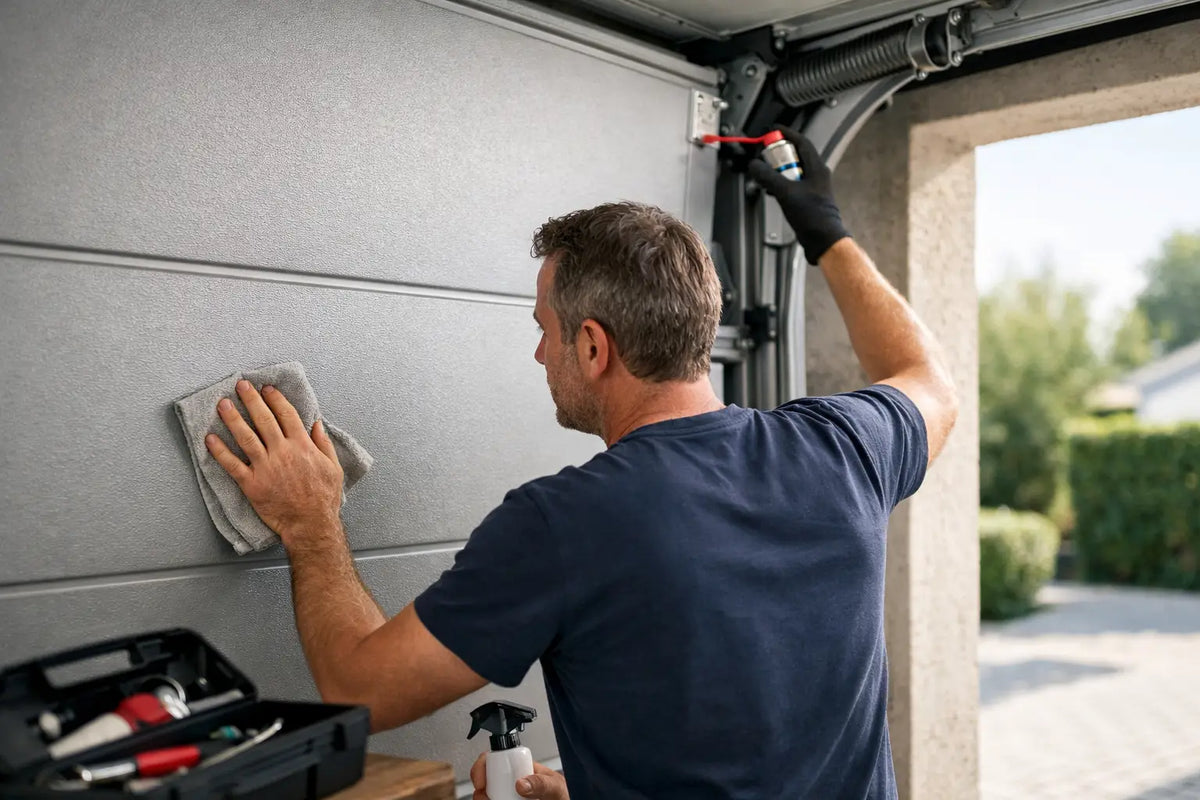 Hoe een sectionaalpoort thuis onderhouden?