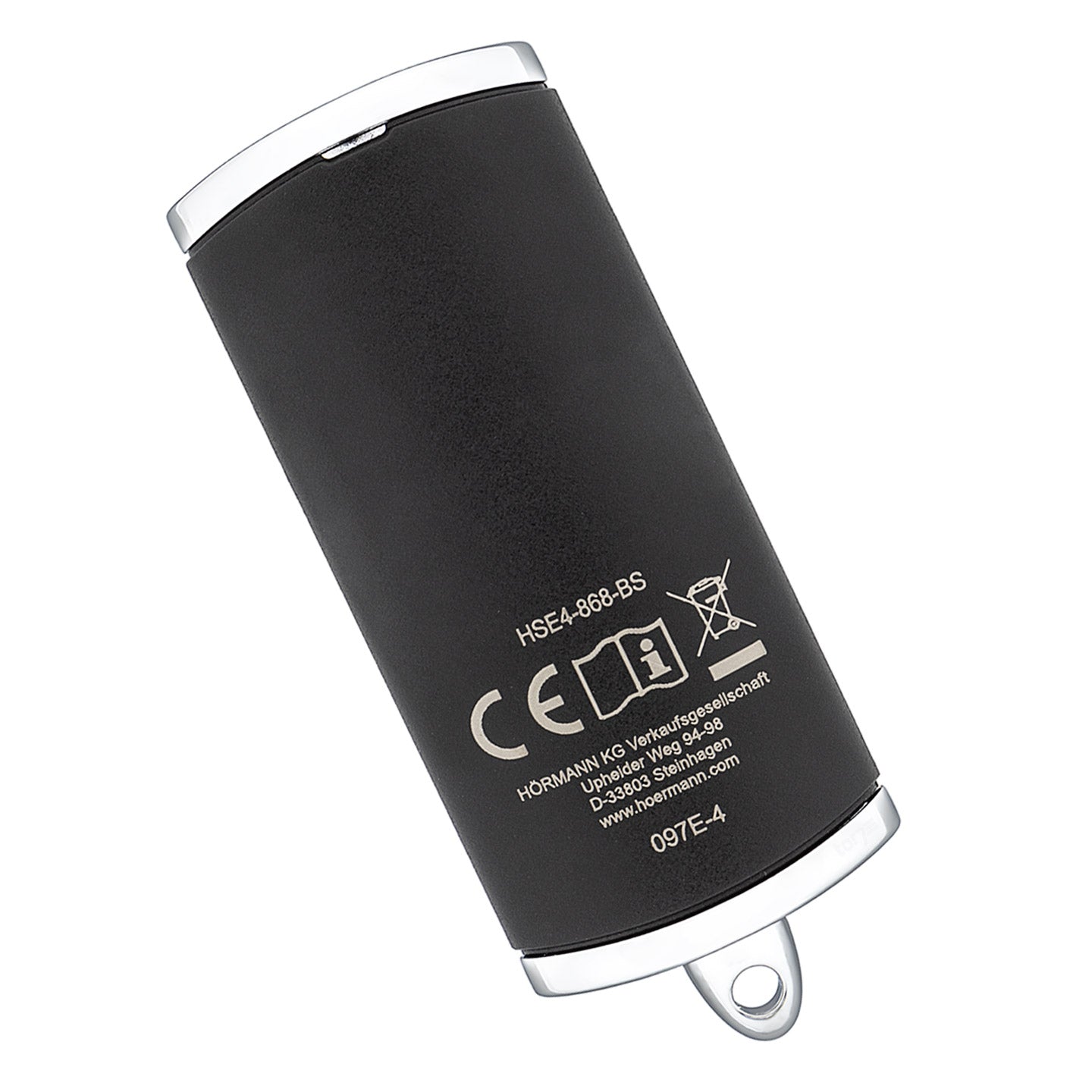 Mando a distancia Hörmann HSE 4, BiSecur, negro estructurado