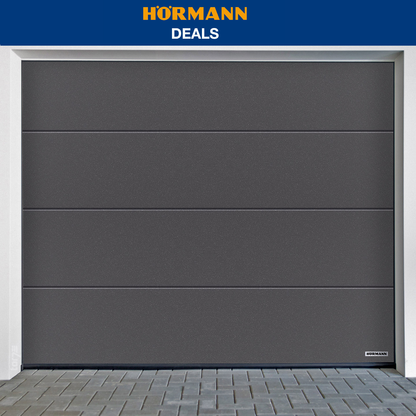Puerta de garaje Hörmann RenoMatic L-Perfil Planar