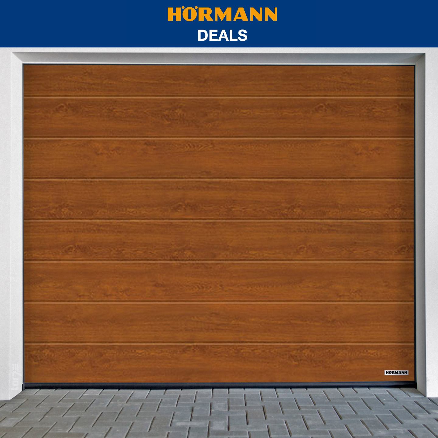 Puerta de garaje Hörmann RenoMatic M-Perfil Decocolor