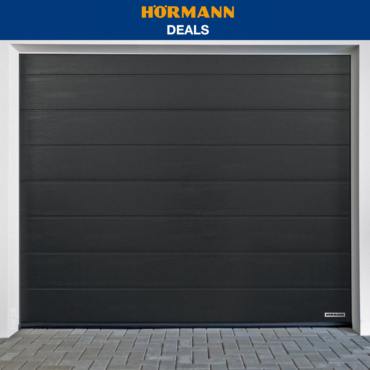 Puerta de garaje Hörmann RenoMatic M-Perfil Woodgrain