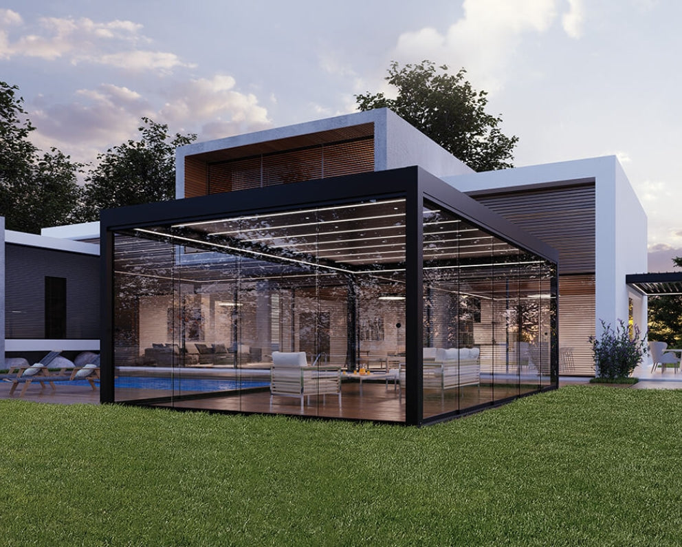 Pérgola - tipo F lamas