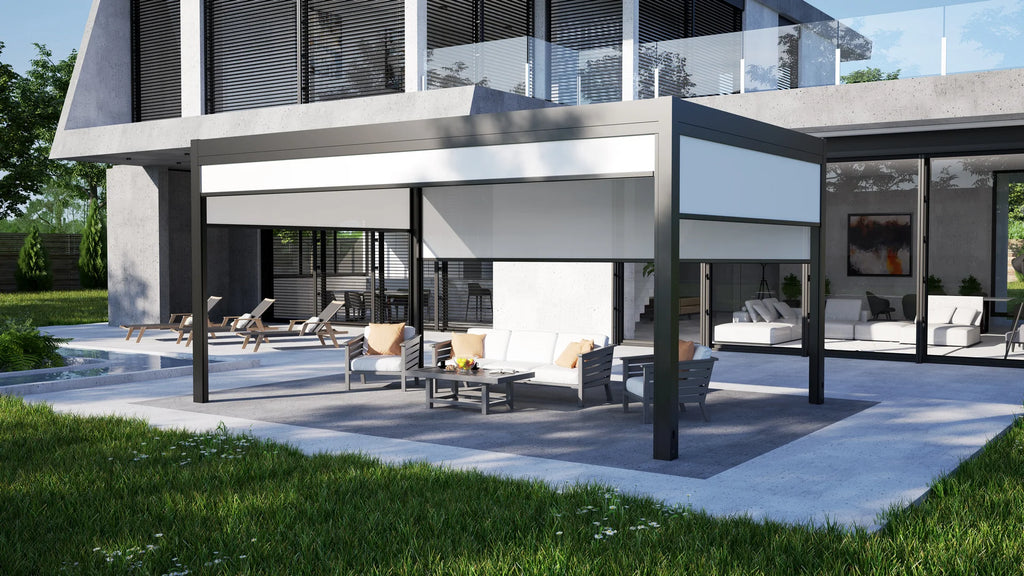 Pérgola - tipo F lamas